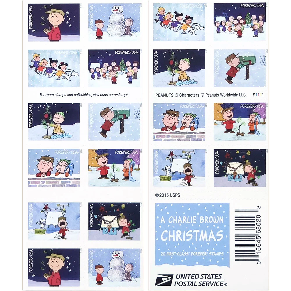 Christmas Stamp Blind Box 500 PCS BIG SALE，100 PCS of 5 styles | Tool Stamps US Postage Stamps